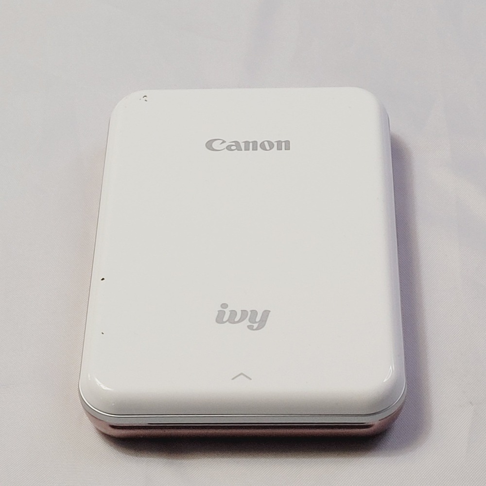 Canon Ivy Mini Photo Printer Rose Gold White Portable ZINK Bluetooth